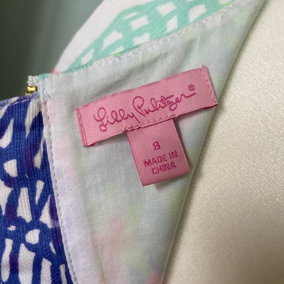 Lilly Pulitzer Mila Shift - Roar Of The Seas SZ 8 - Picture 6 of 7